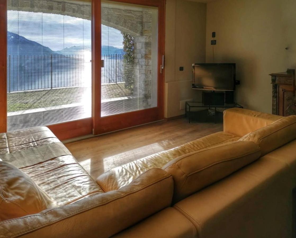 Vercana Villa Valuri Vista Magnifica Sul Lago Di Como Appartamento Piano Terra מראה חיצוני תמונה